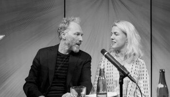 Jón Kalman Stefánsson & Sigríður Hagalín Björnsdóttir Foto: Kateřina Rusňáková